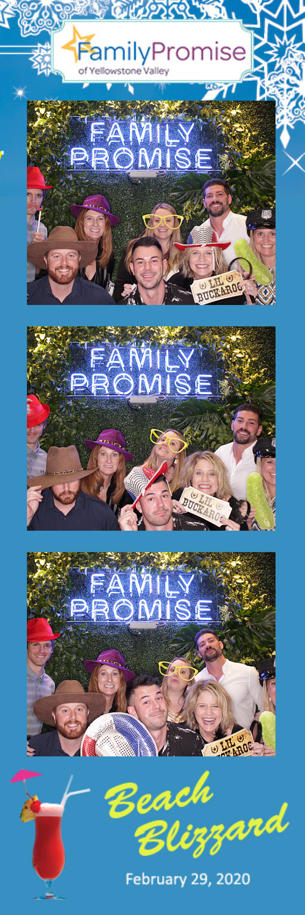 Beach Blizzard Party for a Promise- A Toast To 15 Years! | View more photos from the event at gallery.photoboothbillings.com/u/PhotoBoothBillings/Beach-Blizzard-Party-for-a-Promise-A-Toast-To-15-Years